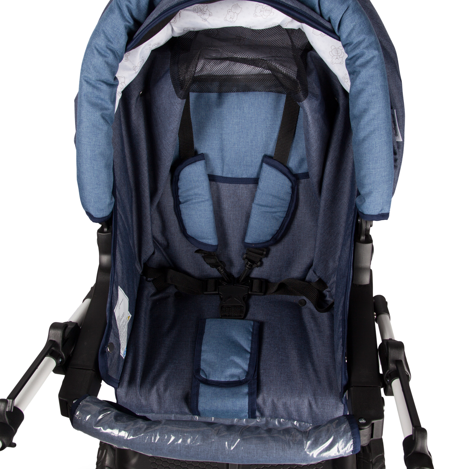 Коляска-трансформер Babyton Pillo OX Dark Blue - фото 16