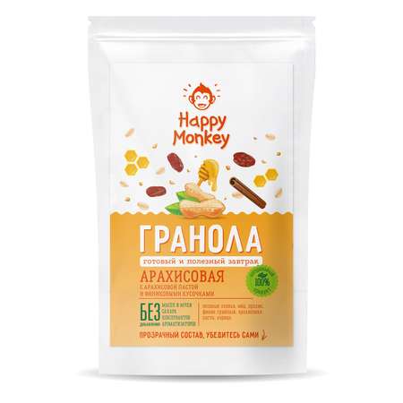 Гранола Happy Monkey арахисовая 330г