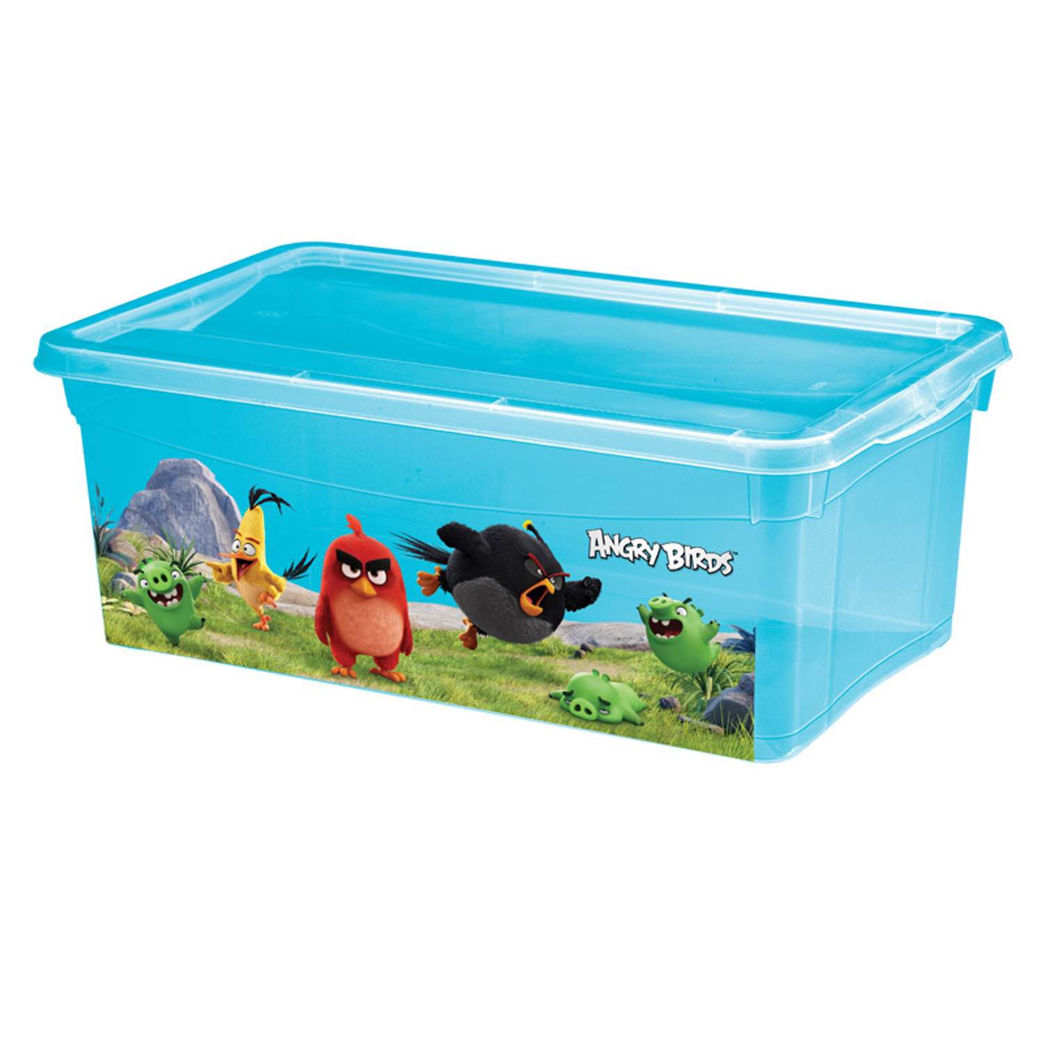 Ящик для игрушек Пластишка Angry Birds 5 л в ассортименте - фото 1