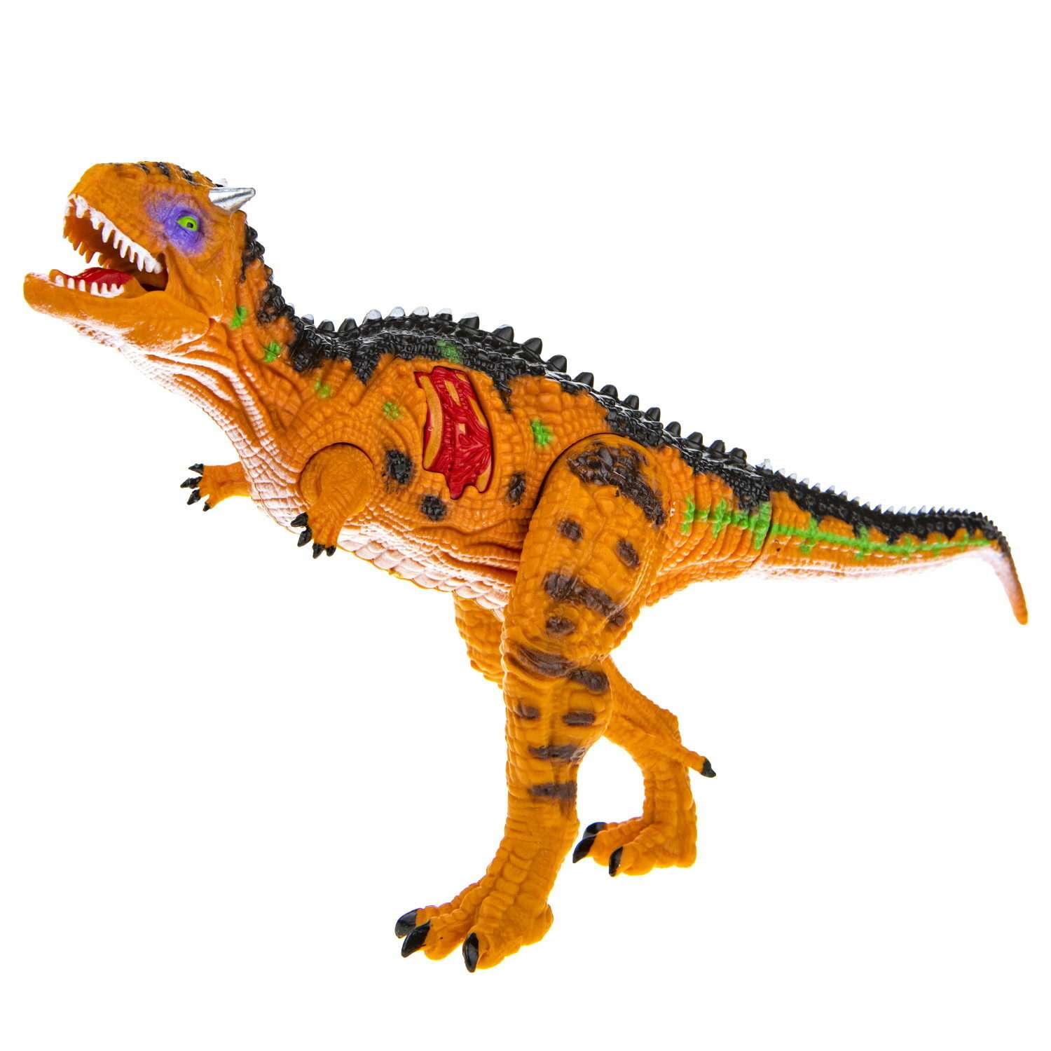 Интерактивная игрушка Robo Life Динозавр Карнотавр со звуковыми эффектами - фото 2