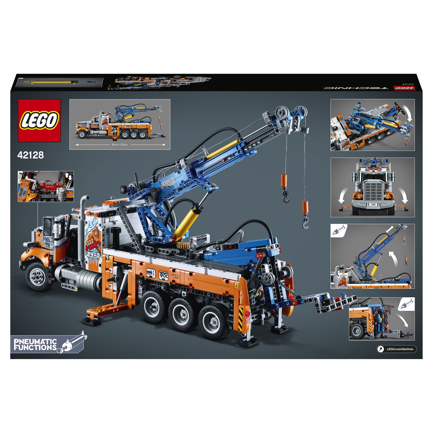 Конструктор LEGO Technic Грузовой эвакуатор 42128 - фото 3