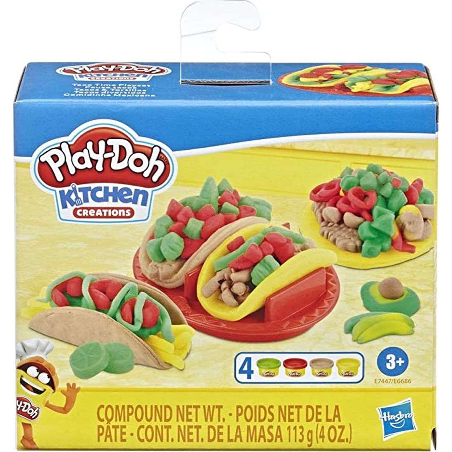 Набор игровой Play-Doh Масса для лепки Любимые блюда Тако E74475L0 - фото 1
