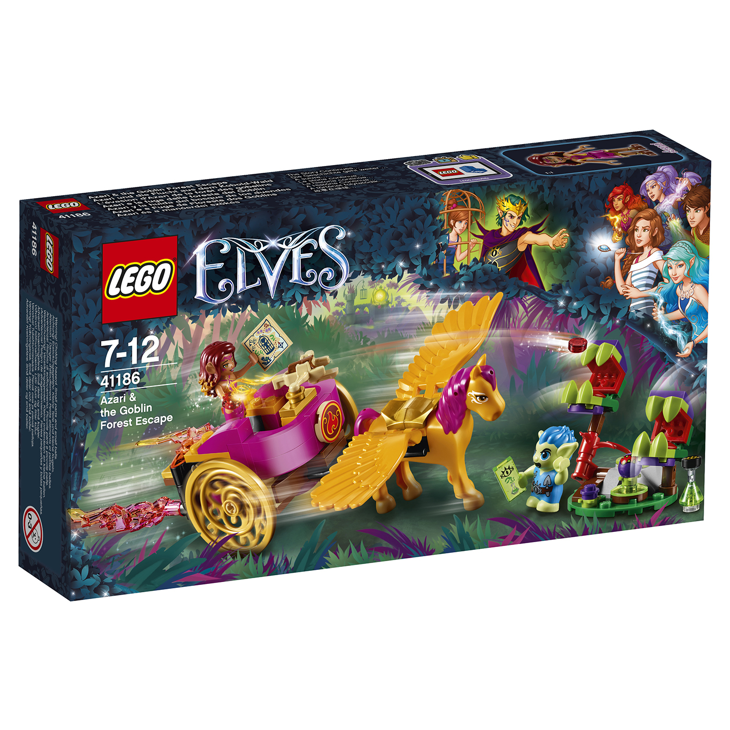 Конструктор LEGO Elves Побег Азари из леса гоблинов (41186) купить по цене  1299 ₽ в интернет-магазине Детский мир