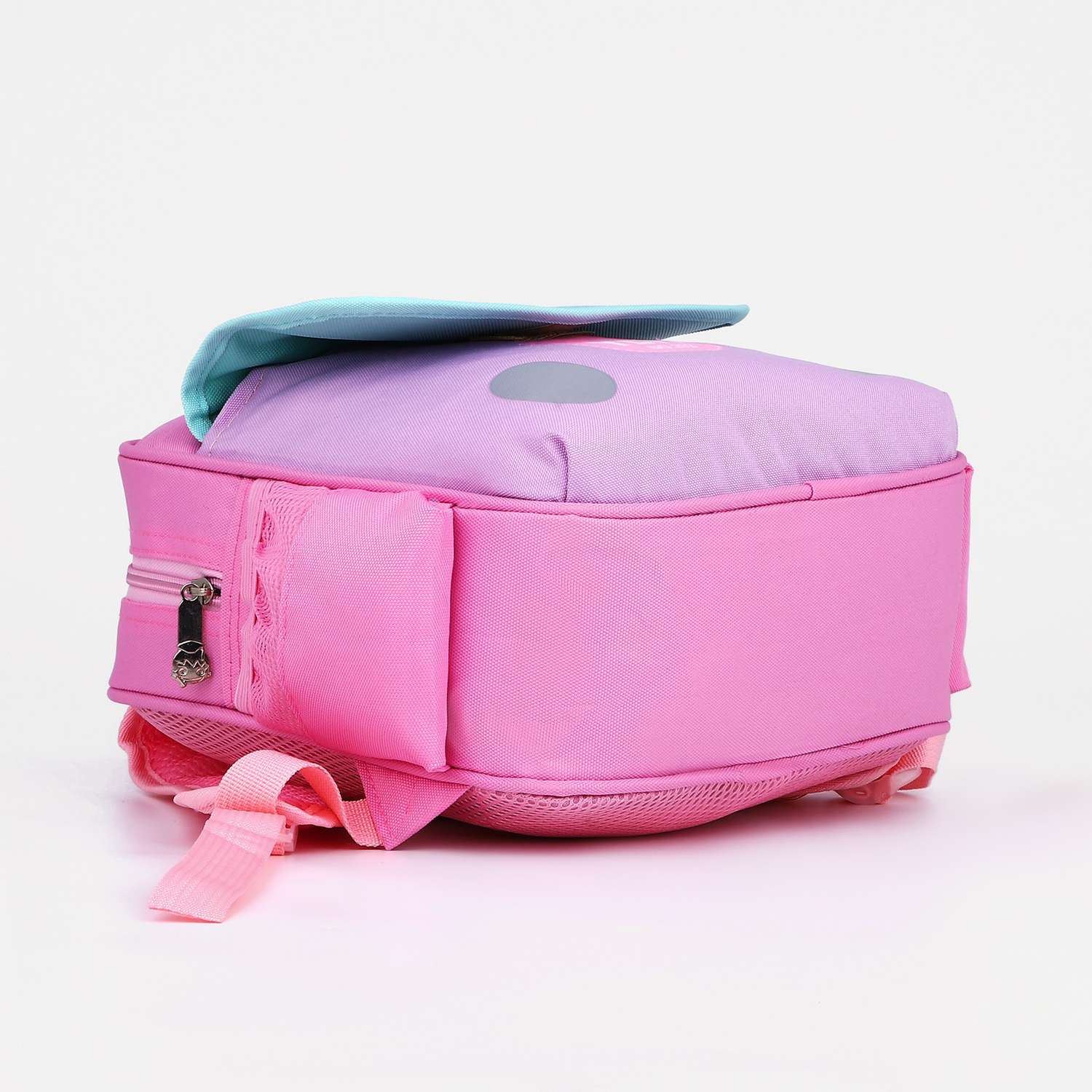 Рюкзак Sima-Land на молнии 3 наружных кармана цвет розовый - фото 3
