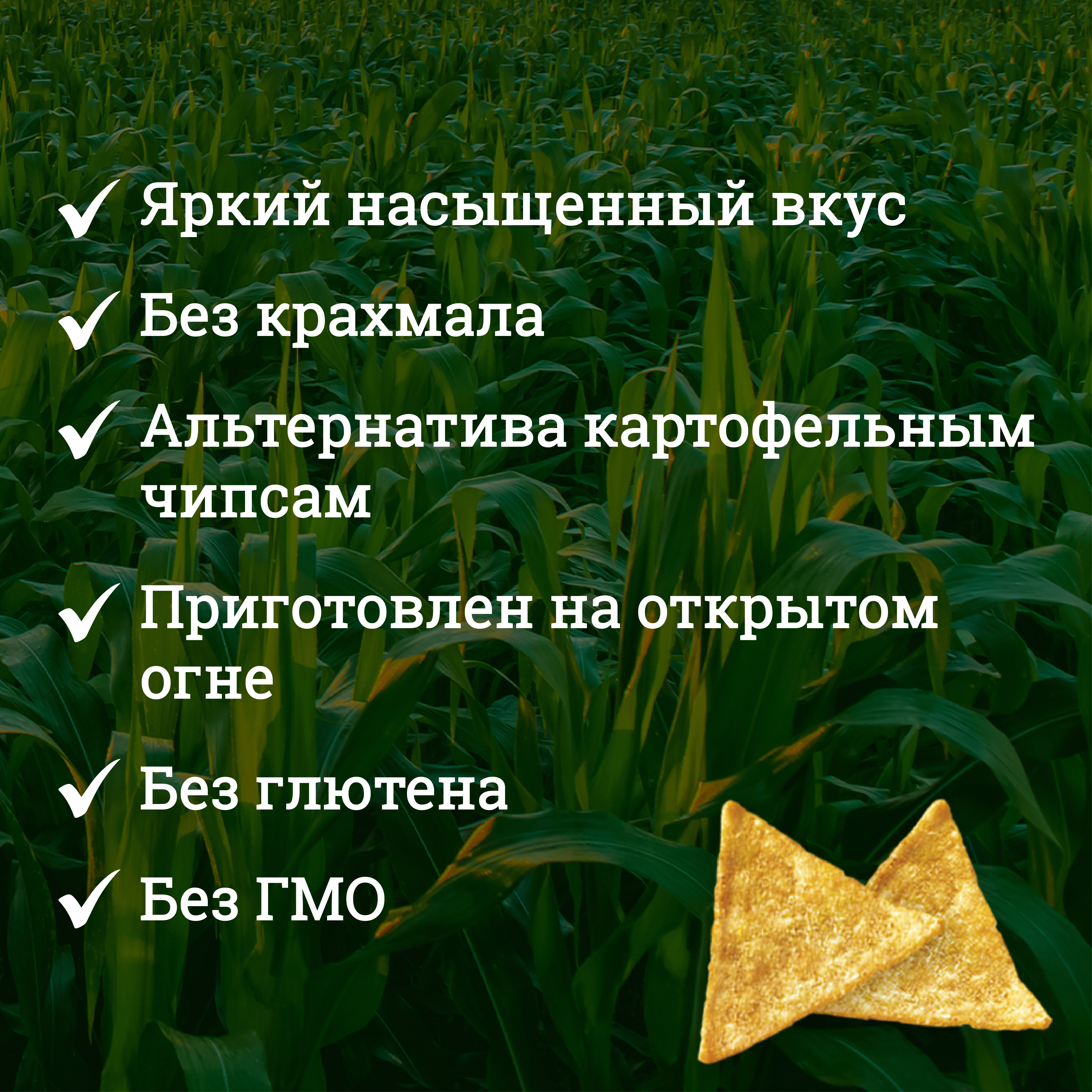 Чипсы кукурузные Happy Crisp начос Сметана и Лук 4 шт по 150 г - фото 3