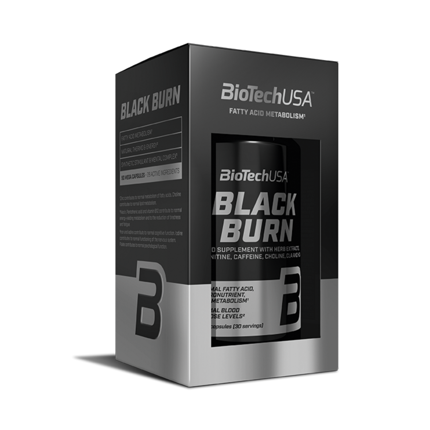 Жиросжигатель BiotechUSA Black Burn 90 капсул - фото 1