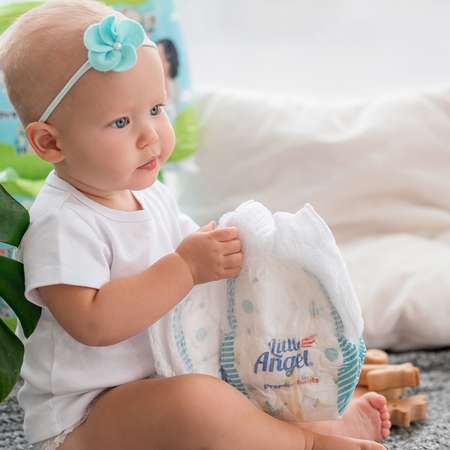 Подгузники-трусики Little Angel. Extra Dry S (2-4 кг) 60штук