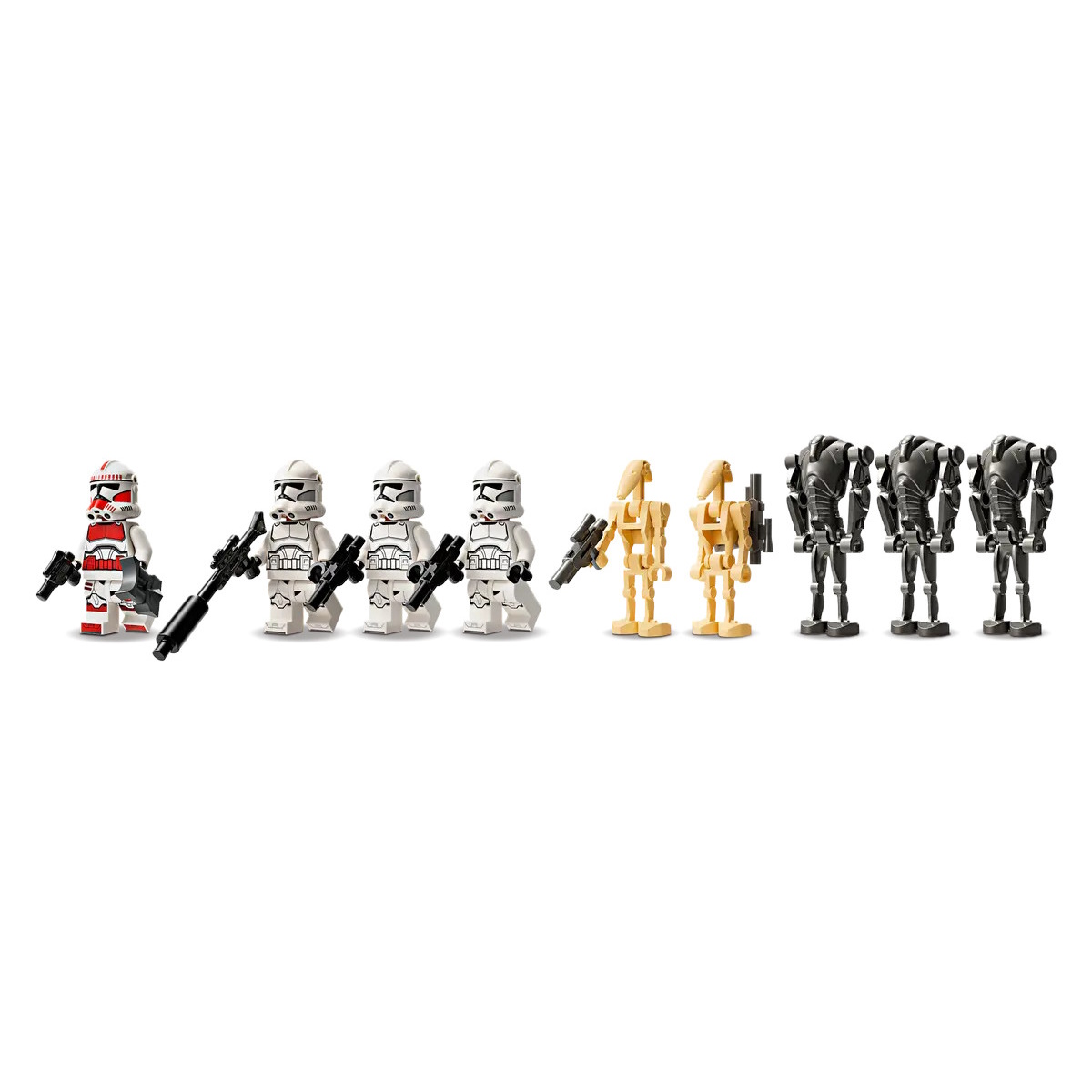 Конструктор LEGO Star Wars Боевой набор Clone Trooper и Battle Droid 75372 - фото 5
