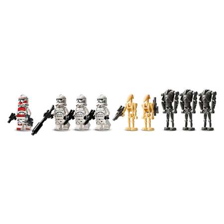 Конструктор LEGO Star Wars Боевой набор Clone Trooper и Battle Droid 75372