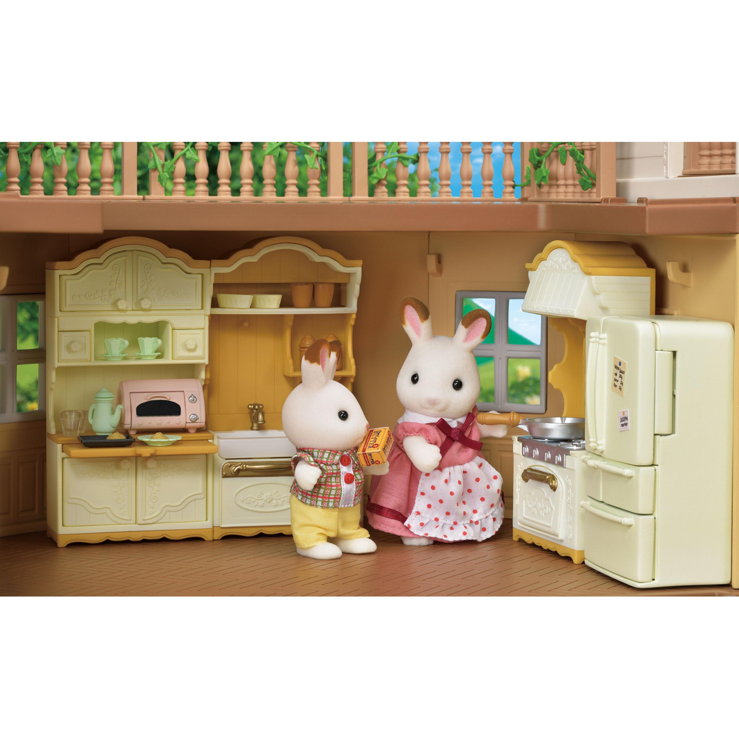 Набор Sylvanian Families Большой дом с Шоколадными кроликами 5383 купить по  цене 9999 ₽ в интернет-магазине Детский мир