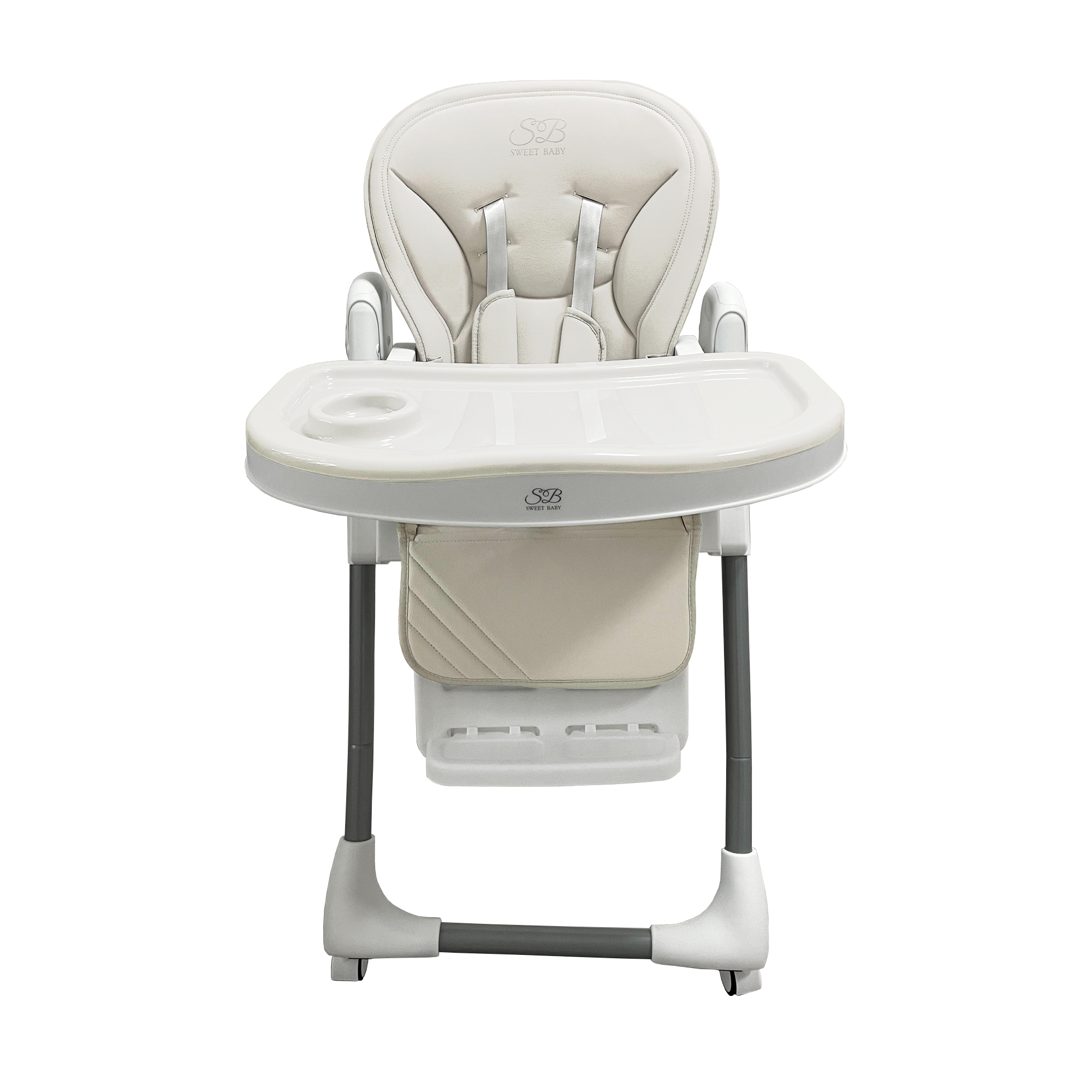 Стульчик для кормления Sweet Baby Roma light gray - фото 8