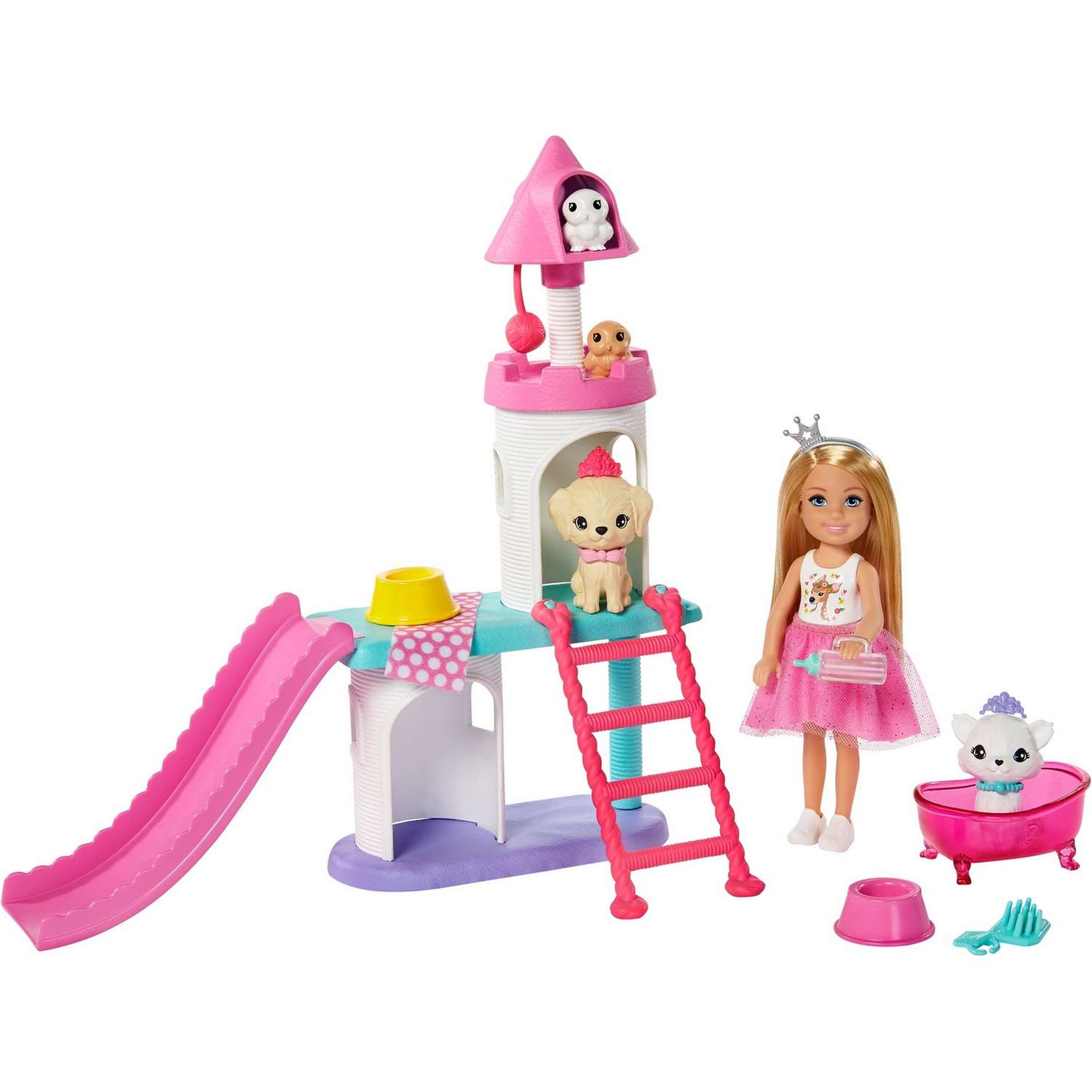 Набор игровой Barbie Семья Приключения принцессы Челси 1 GML73 GML72 - фото 1