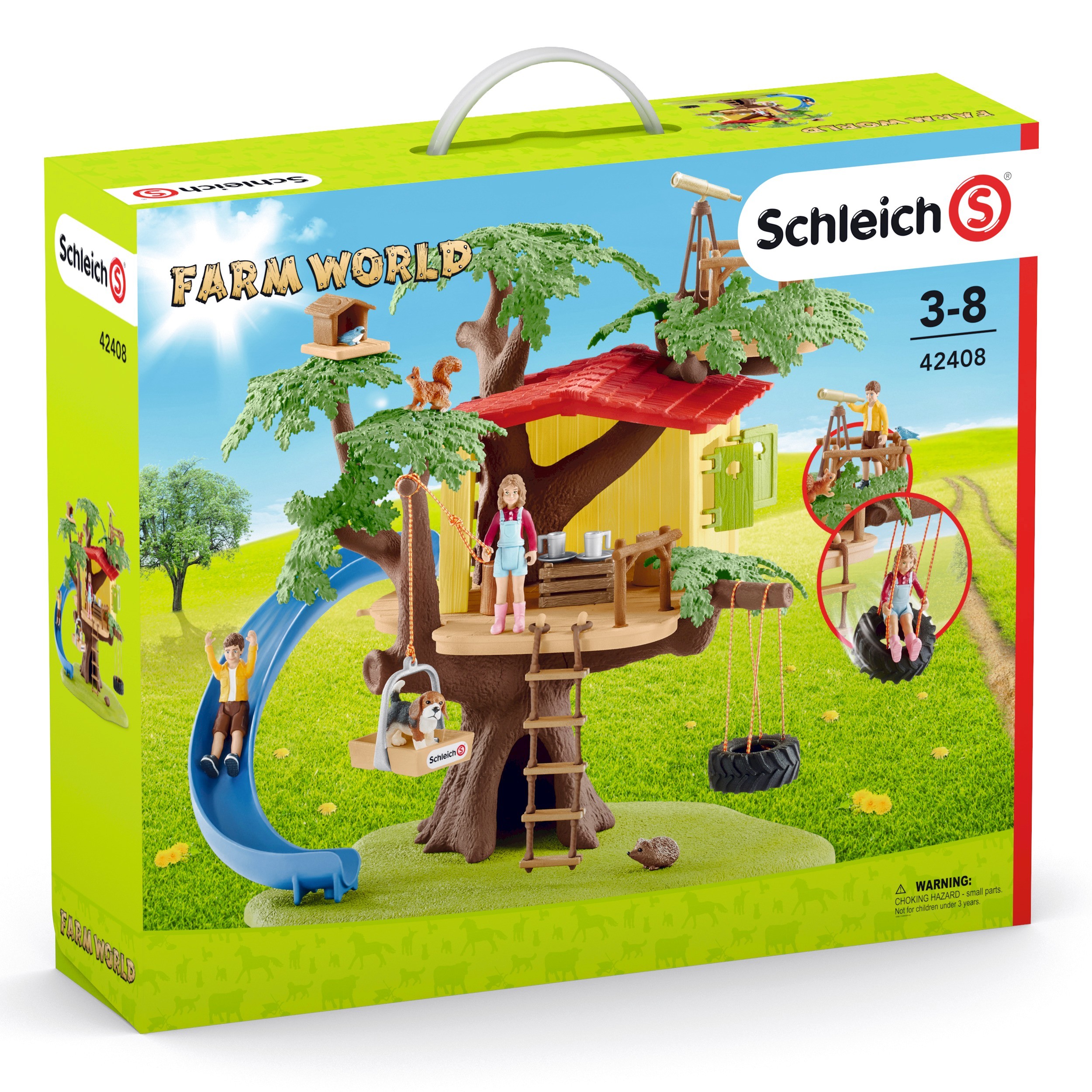 Набор SCHLEICH Домик на дереве 20элементов 42408 купить по цене 999 ₽ в  интернет-магазине Детский мир