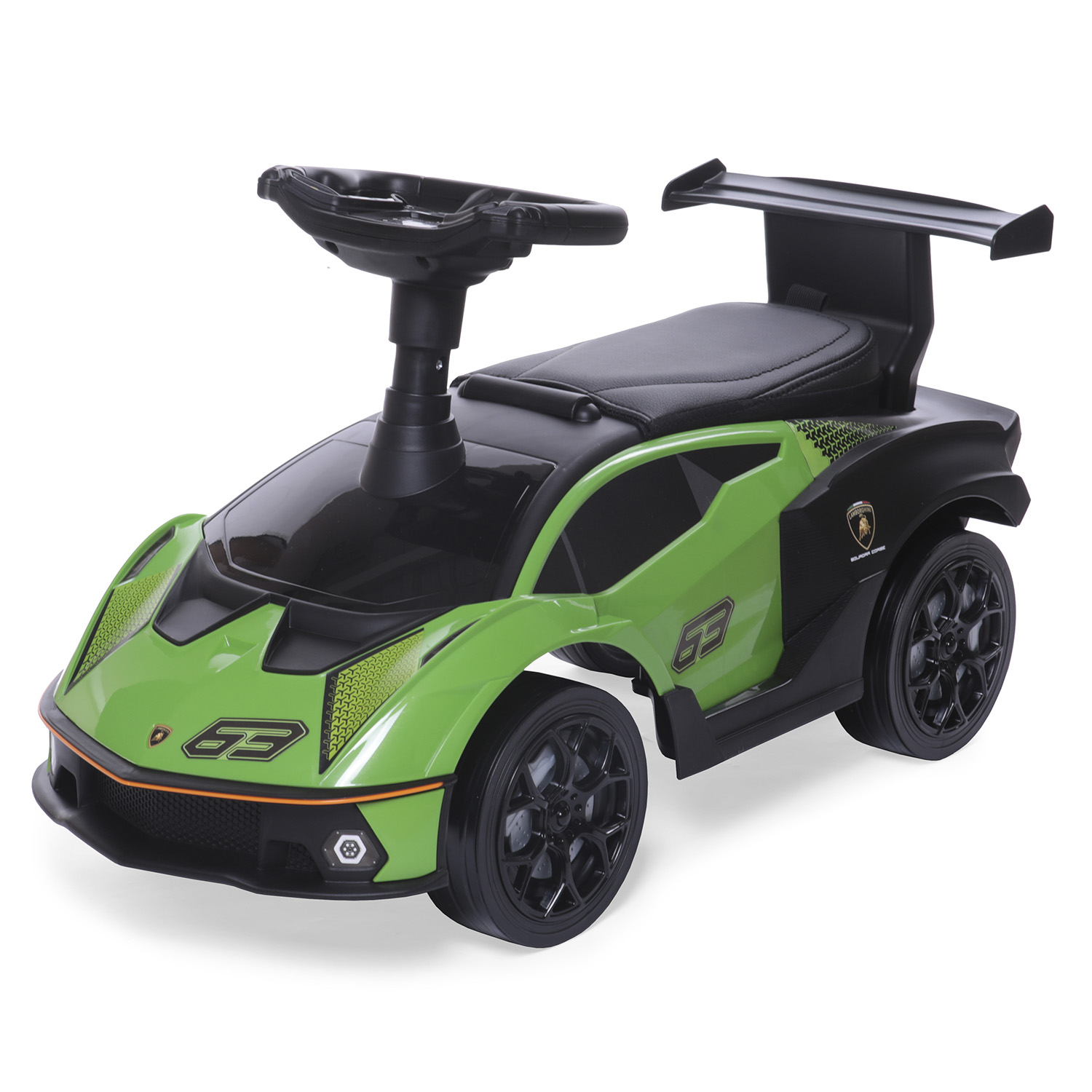 Каталка BabyCare Lamborghini зелёный - фото 1