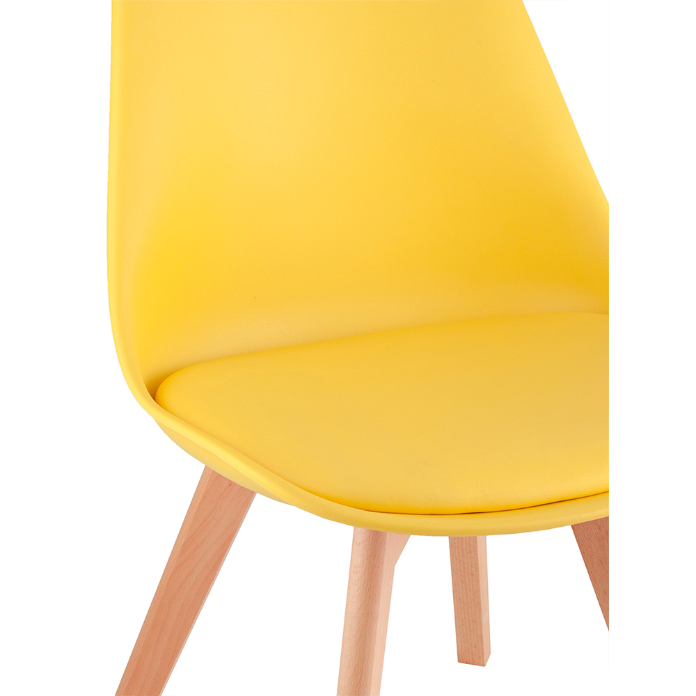 Стул Stool Group Стул FRANKFURT желтый деревянные ножки - фото 9