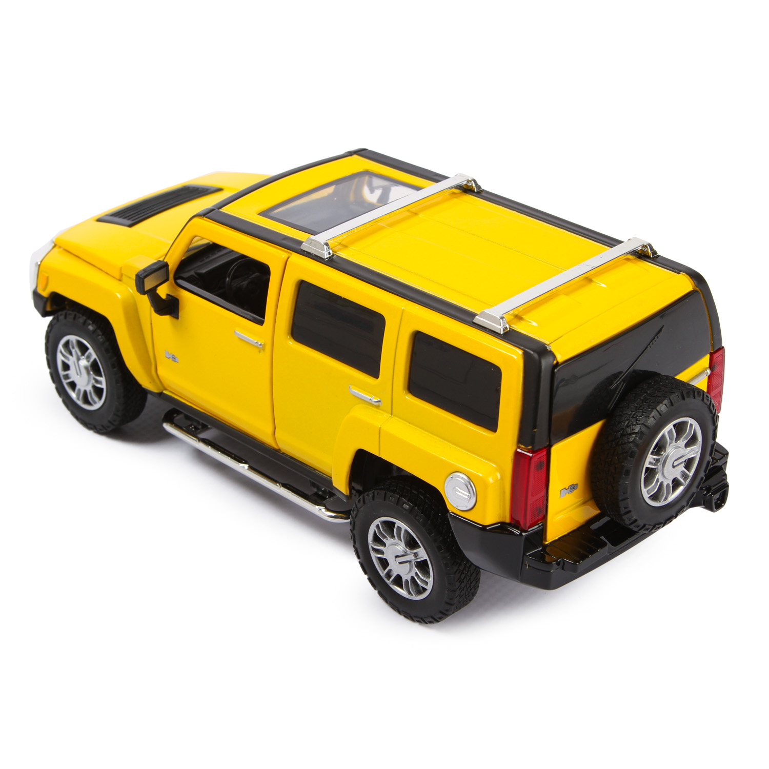 Машинка Mobicaro 1:24 Hummer H3 Желтая 68240A 68240A - фото 3