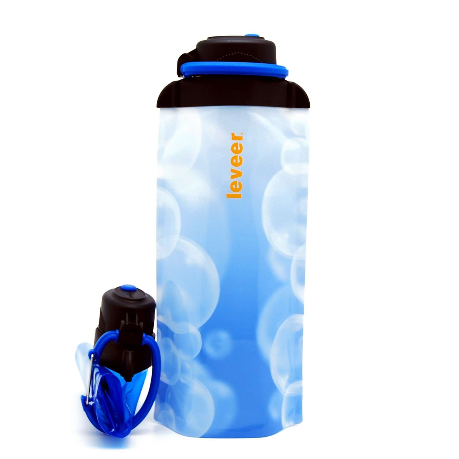 Бутылка для воды складная VITDAM синяя 700мл B070SBW - фото 2