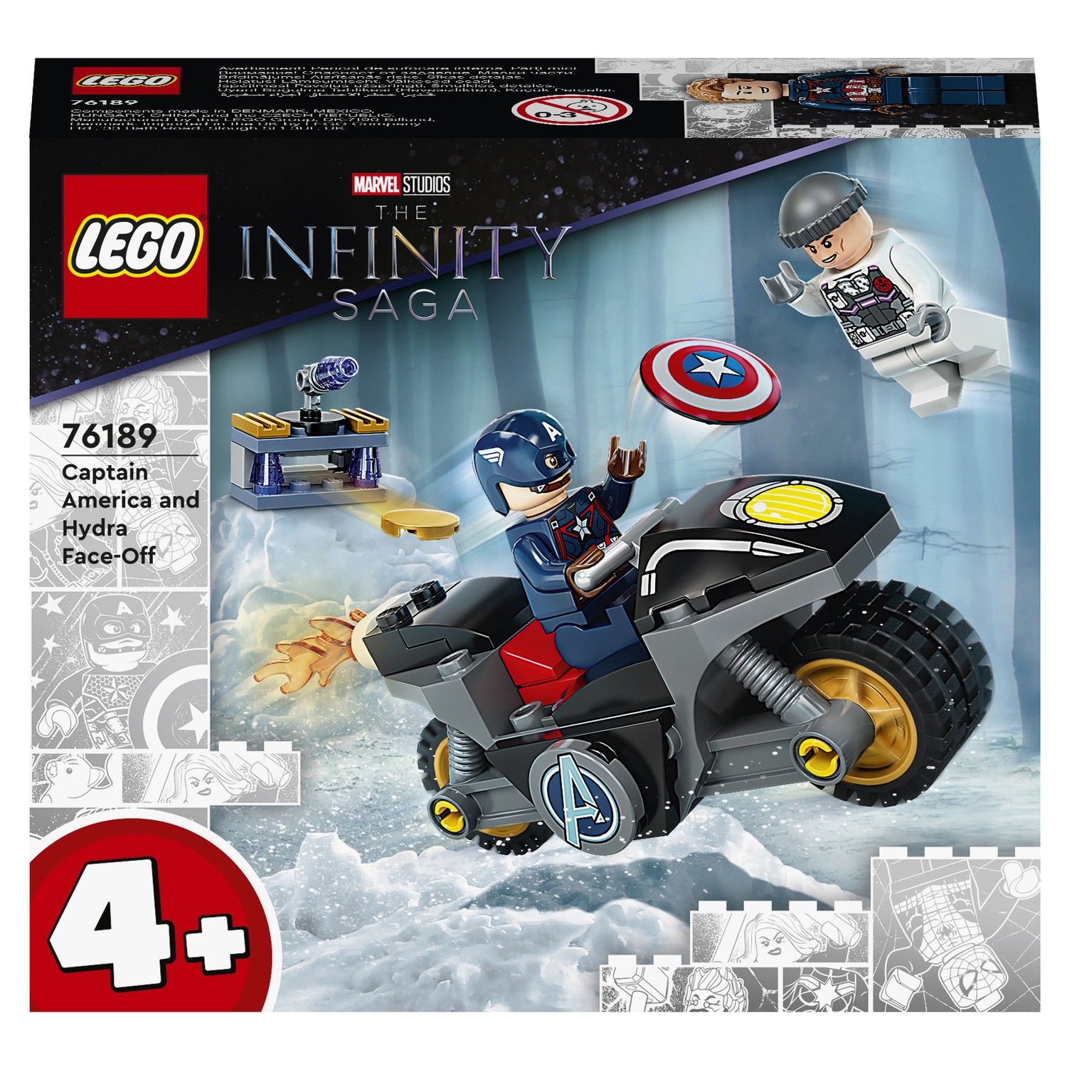 Конструктор LEGO Super Heroes Битва Капитана Америка с Гидрой 76189 купить  по цене 99 ₽ в интернет-магазине Детский мир