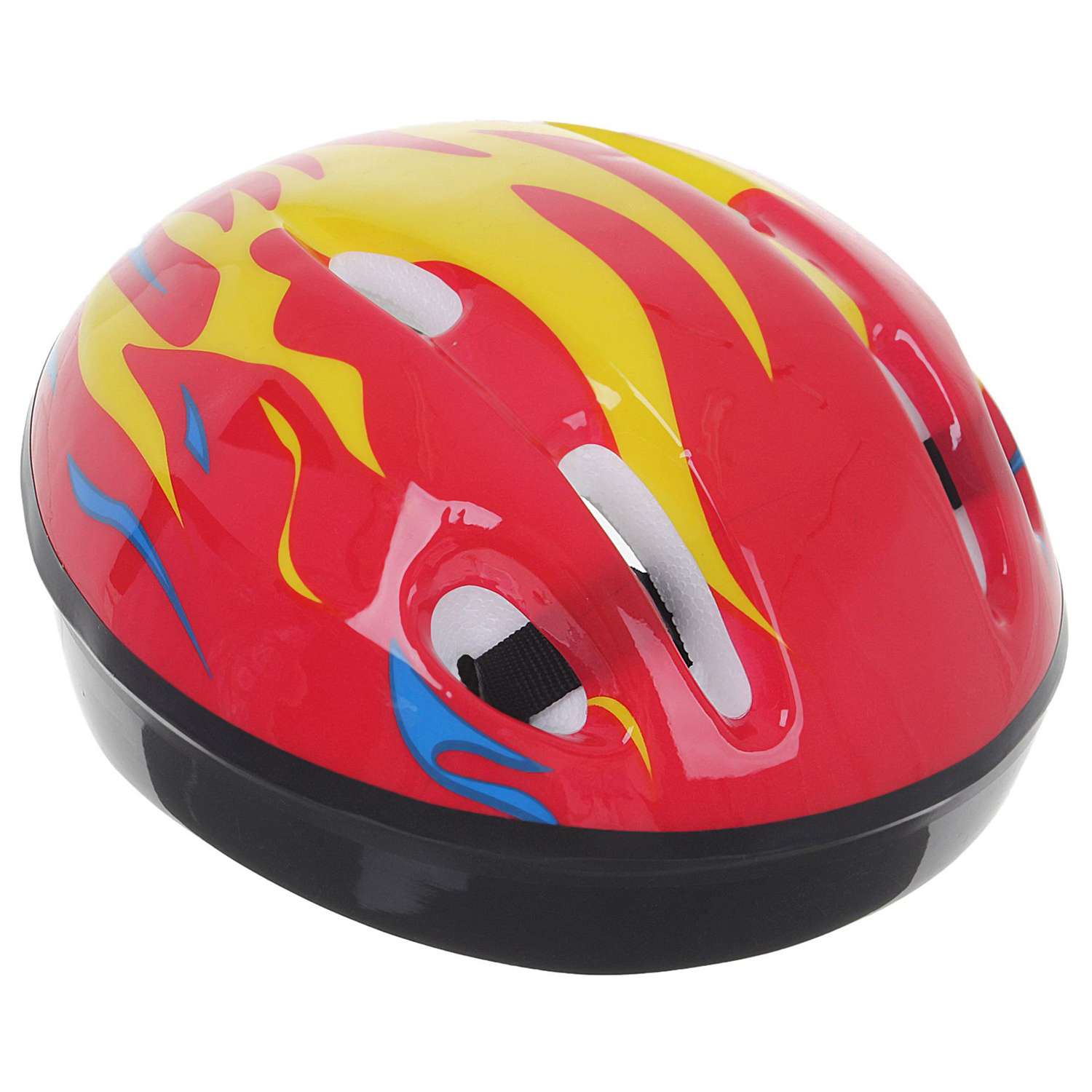 Шлем защитный ONLITOP детский размер S. обхват 52-54 см. цвет красный - фото 1