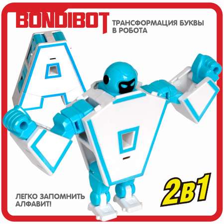Трансформер-робот BONDIBON BONDIBOT 2 в 1 Эволюция Букв буква А