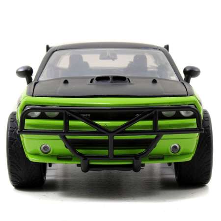 Машина Jada Fast and Furious 1:24 Dodge Challenger SRT8 Зеленая 97131