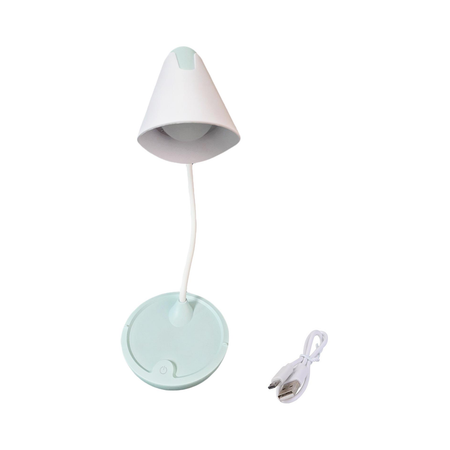 Лампа Beroma светодиодная с подставкой для телефона голубая