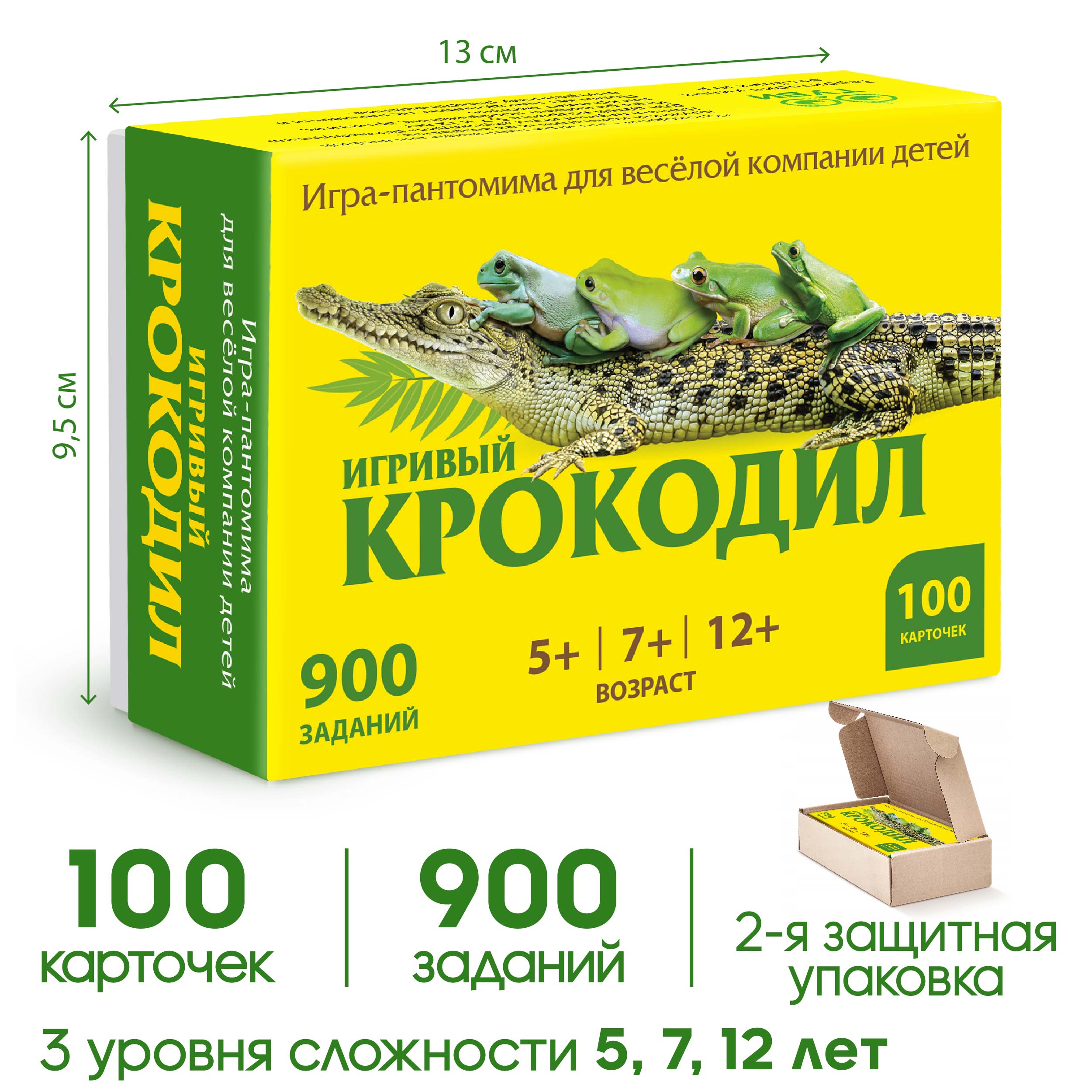 Настольная игра ТУВИ Игра-пантомима Крокодил для детей купить по цене 378 ₽  в интернет-магазине Детский мир