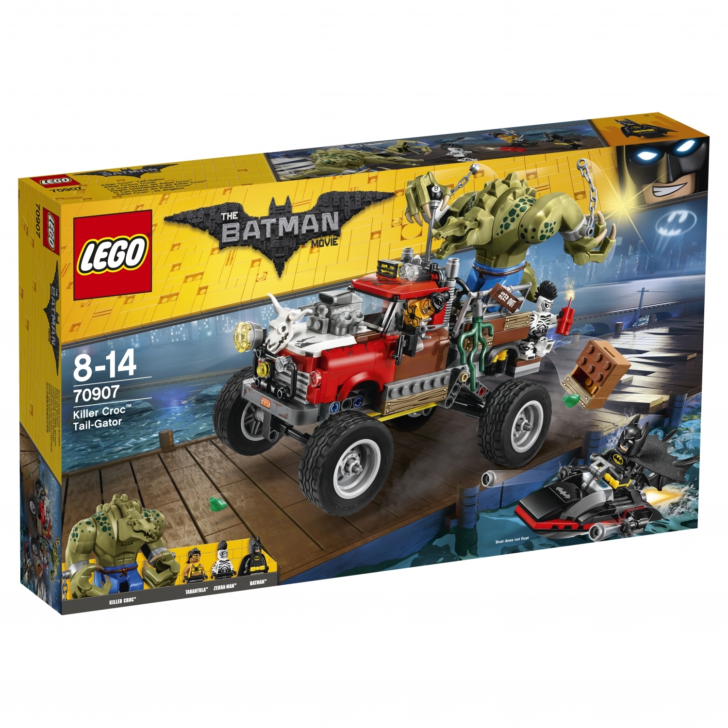 Конструктор LEGO Batman Movie Хвостовоз Убийцы Крока (70907) купить по цене  6199 ₽ в интернет-магазине Детский мир