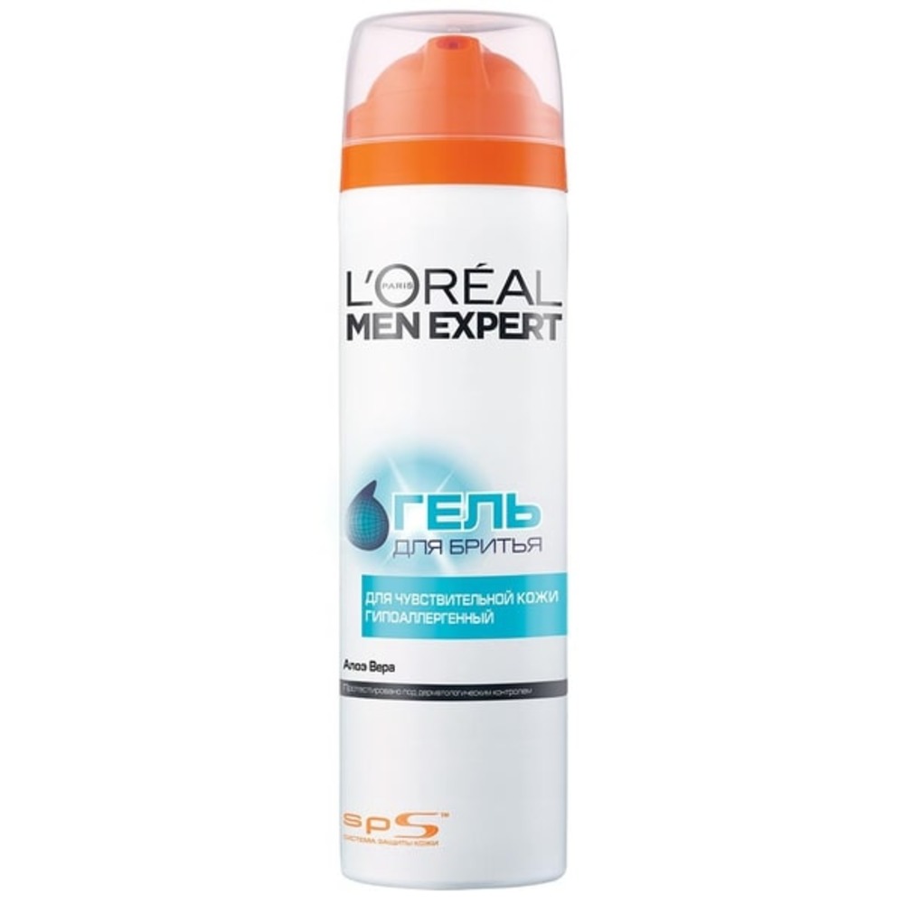 Гель для бриться LOREAL Men Expert для чувствительной кожи 200 мл - фото 1