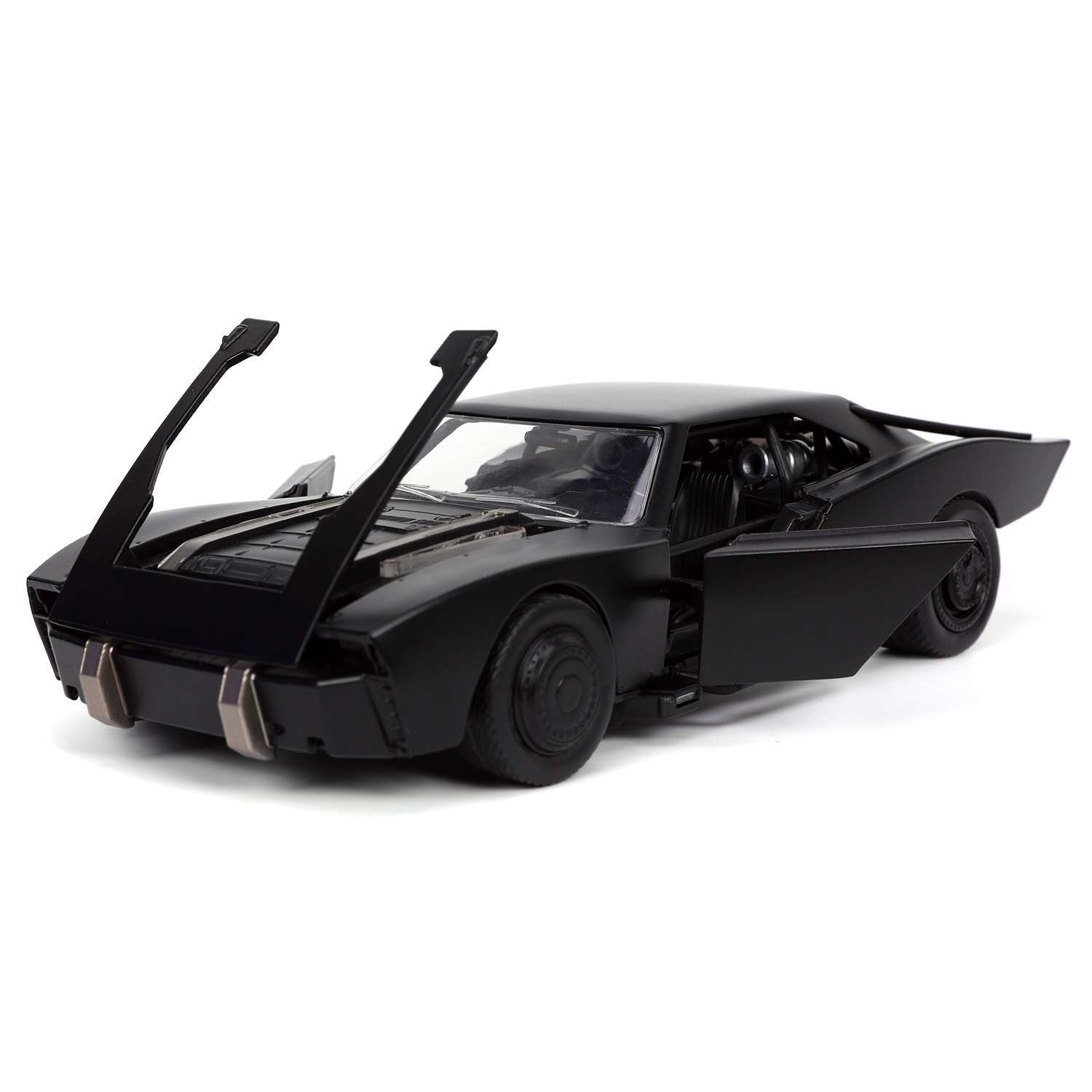 Автомобиль Jada Batmobile with Batman 1:24 черный ТоуR64 - фото 13