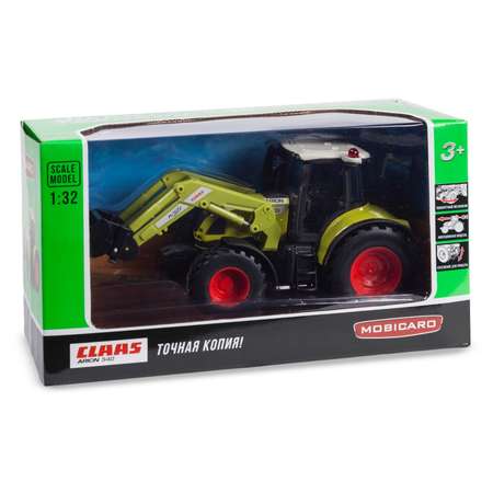 Трактор Mobicaro Claas Arion 540 с фронт.погрузч. 1:32