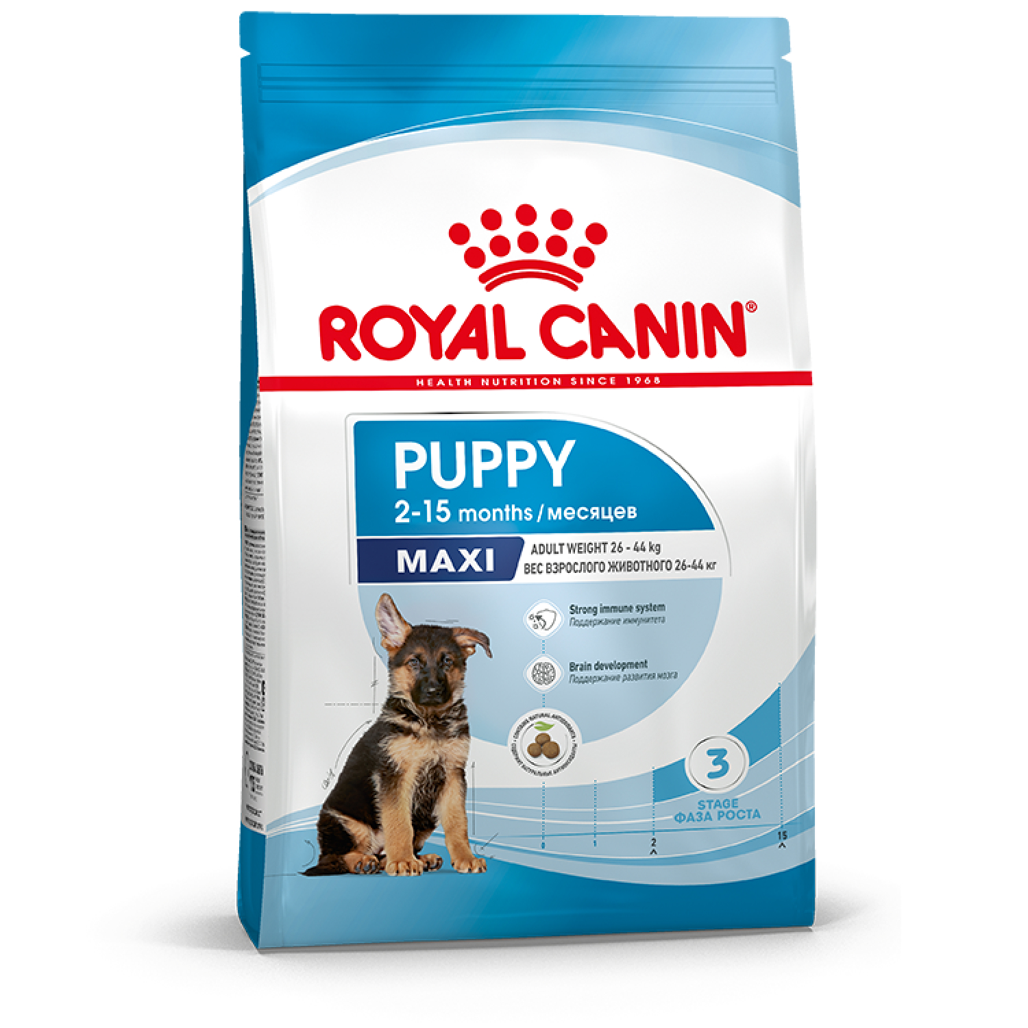 Корм для щенков ROYAL CANIN Puppy крупных пород 15кг - фото 2