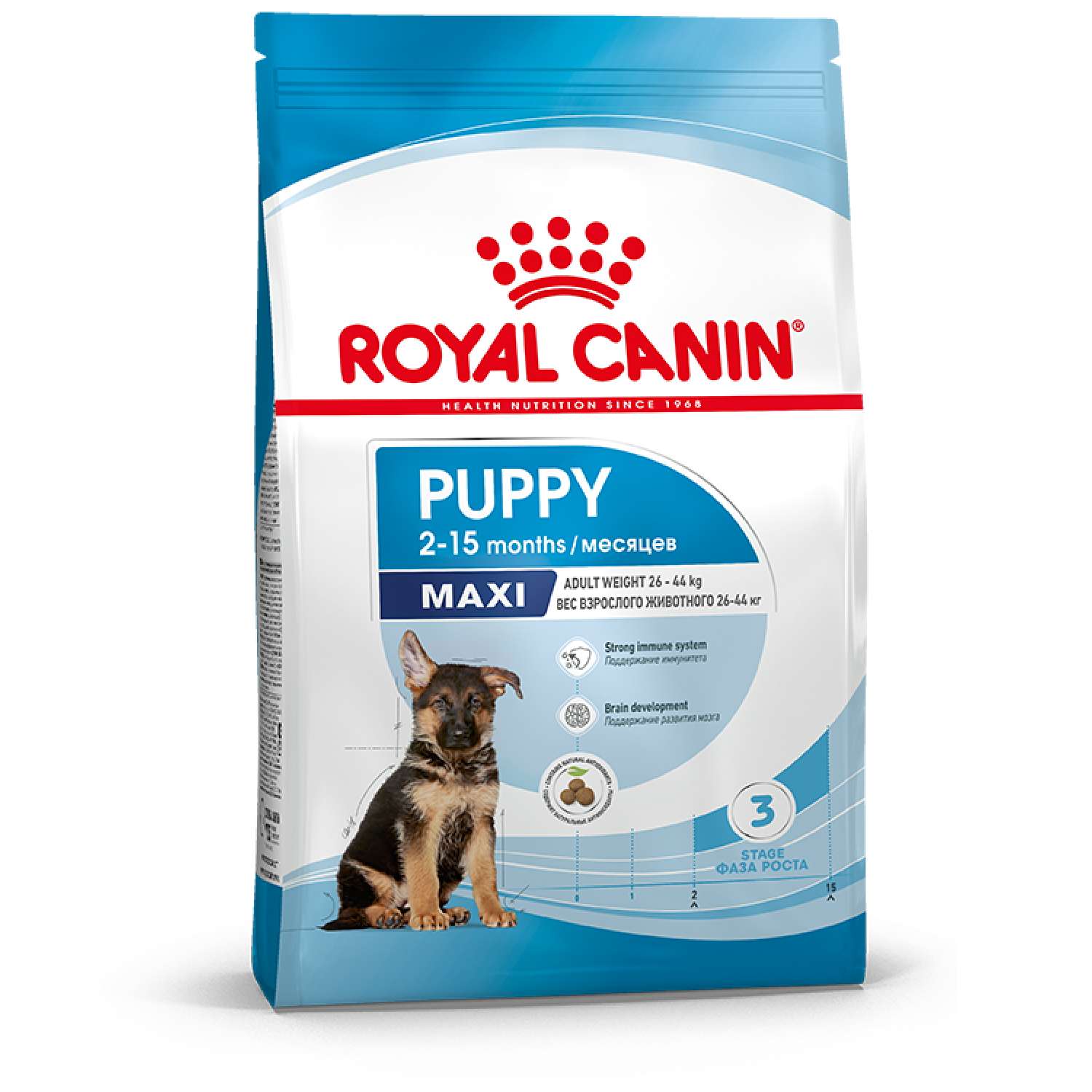 Корм для щенков ROYAL CANIN Puppy крупных пород 15кг - фото 2