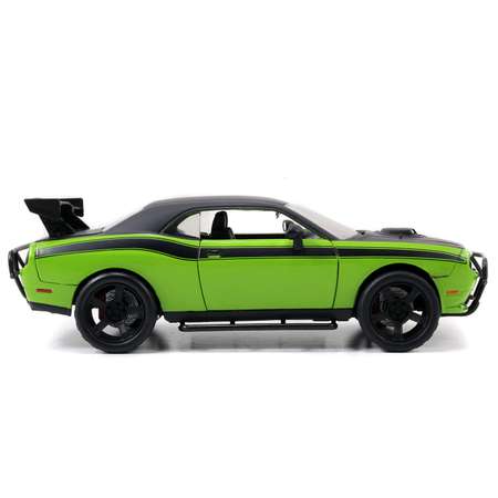 Машина Jada Fast and Furious 1:24 Dodge Challenger SRT8 Зеленая 97131