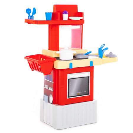 Игровой набор Полесье детская кухня с игрушечной посудой INFINITY basic