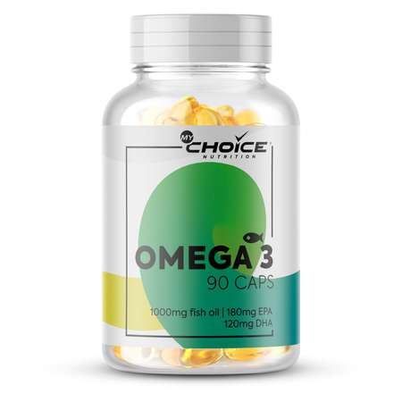 Биологическая активная добавка MyChoice Nutrition Omega 3 PRO 1000мг*90капсул