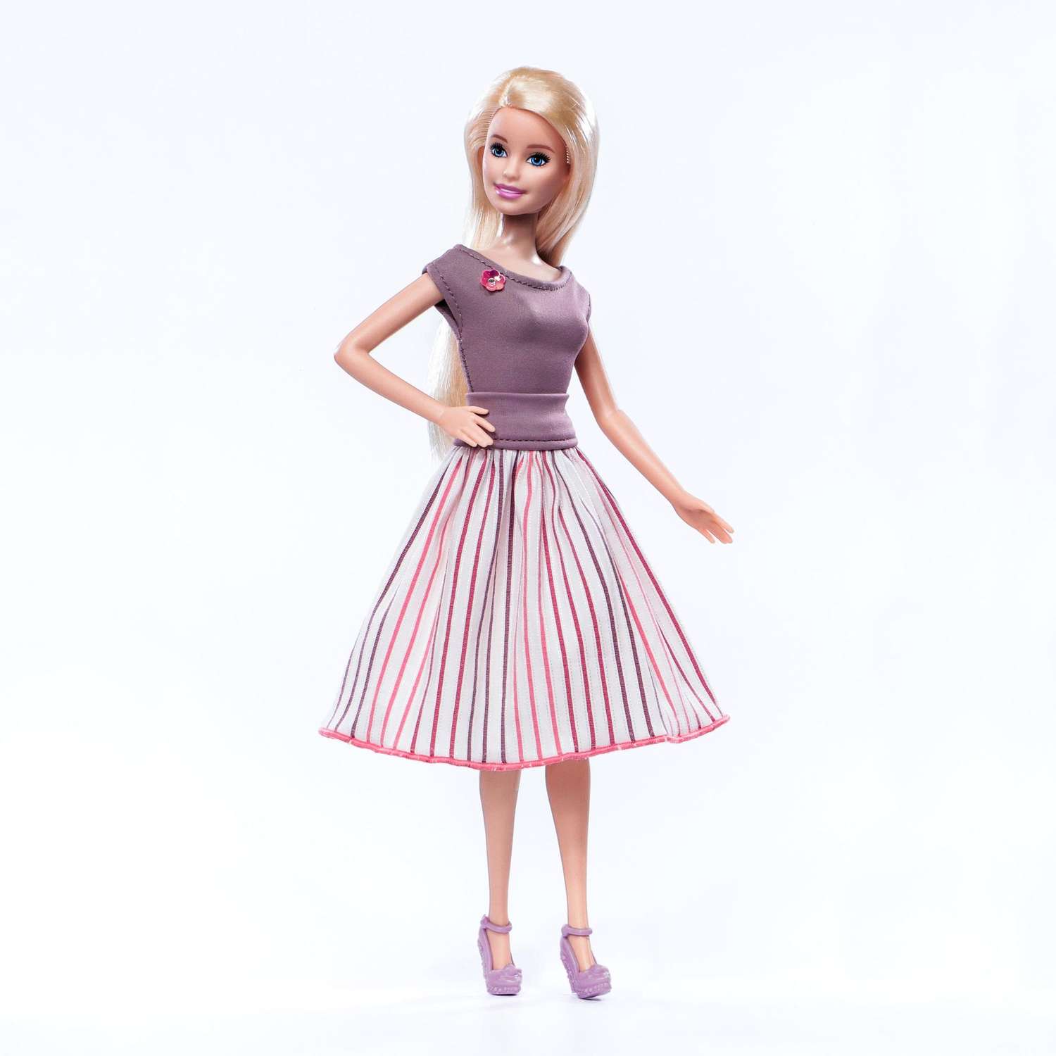 Одежда для кукол VIANA типа Барби 11.078.4 комплект коричнево-розовый 1178.4 - фото 2