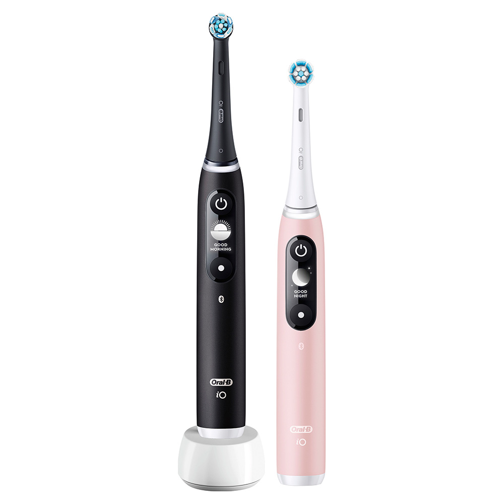 Электрическая зубная щетка ORAL-B iO 6 DUO Black Lava Pink Sand - фото 2