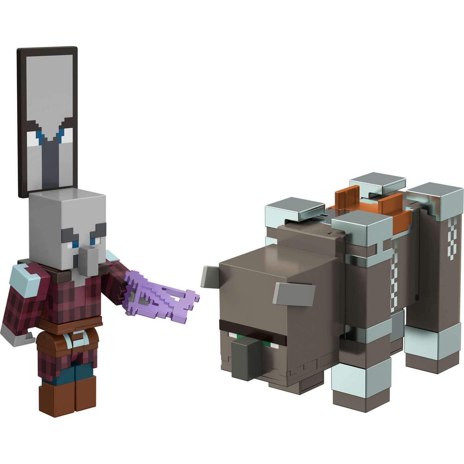 Набор фигурок Minecraft Разоритель и Капитан Разбойников GTT54 - фото 5