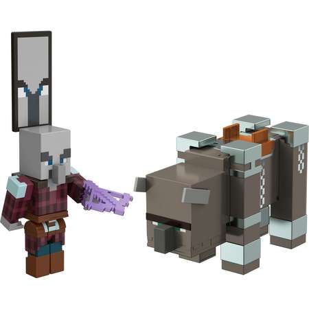 Набор фигурок Minecraft Разоритель и Капитан Разбойников GTT54
