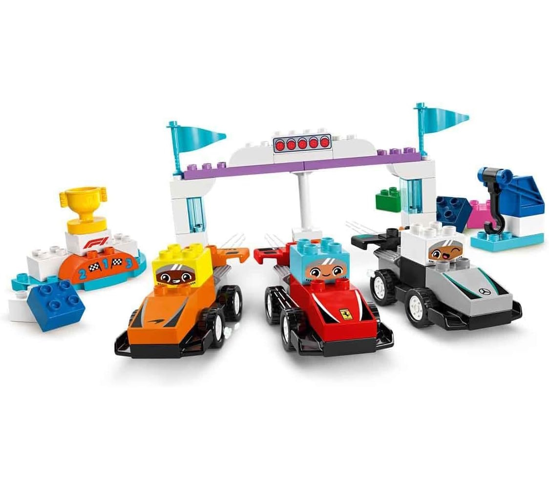 Конструктор LEGO Duplo Гоночные автомобили Формулы-1 10445 - фото 5