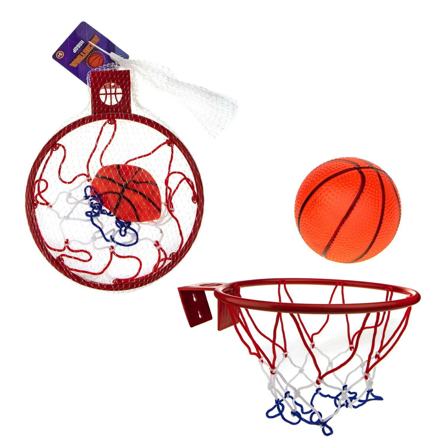 Игровой набор 1 TOY Баскетбольная рама с надувным мячом - фото 2