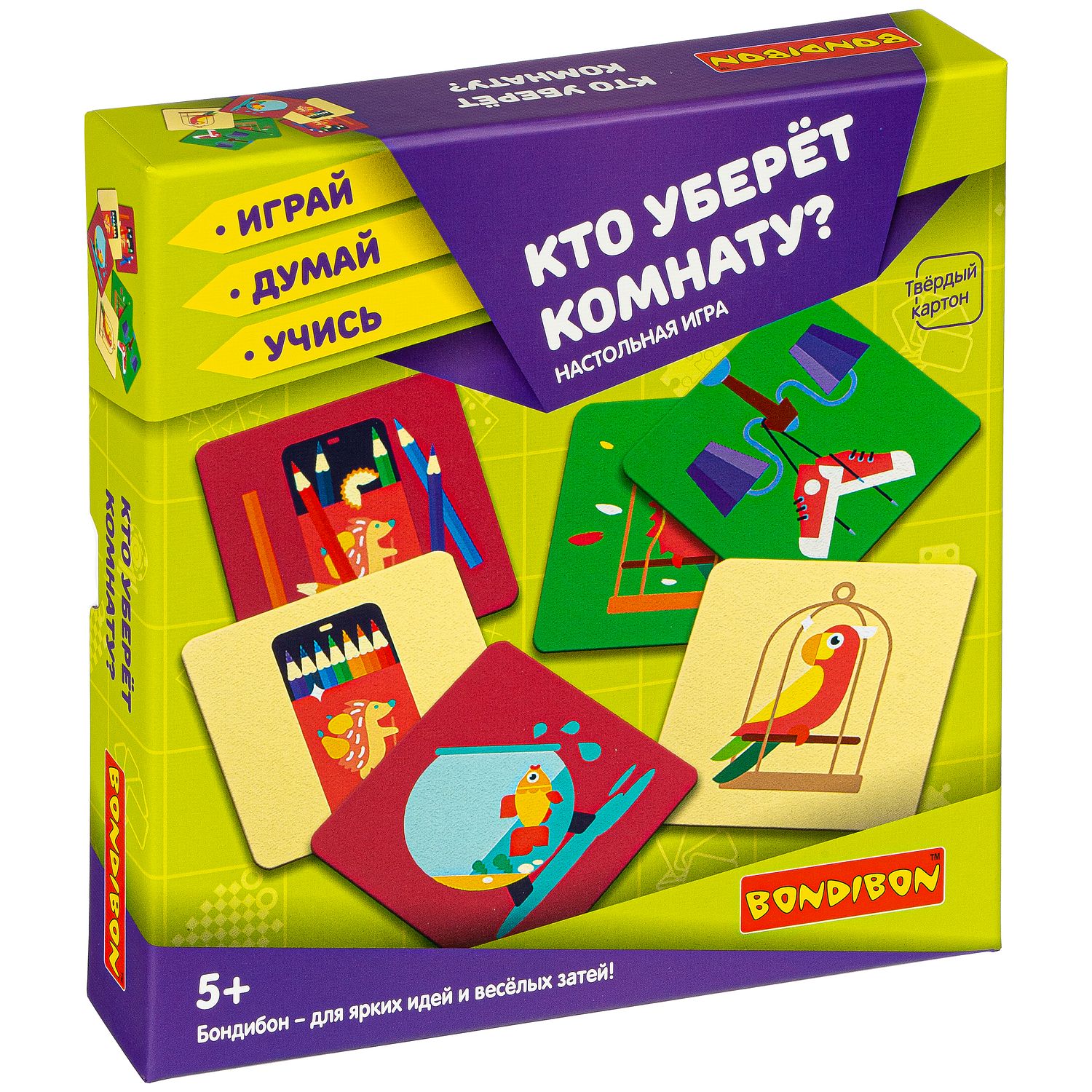 Настольная игра BONDIBON Кто уберет комнату Играй Думай Учись - фото 2