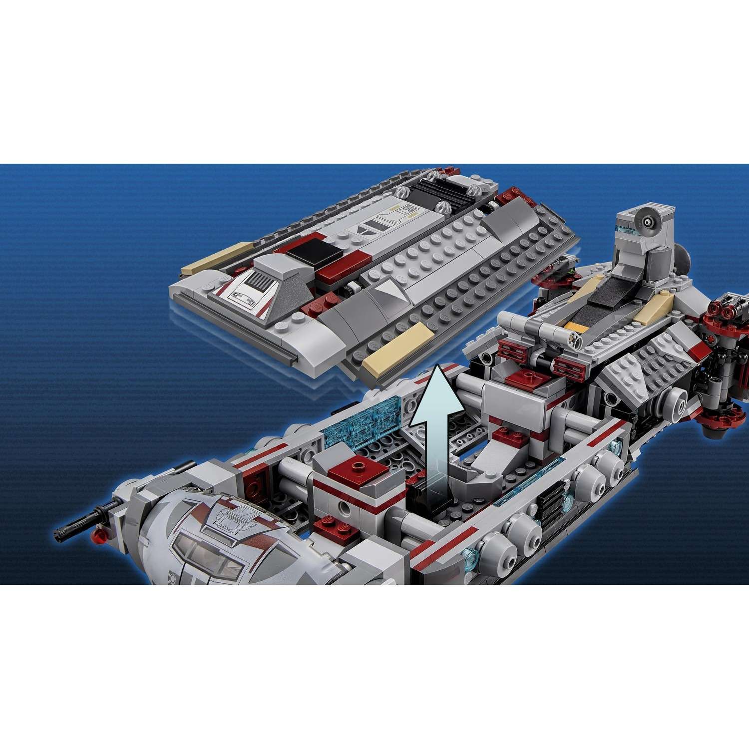 Конструктор LEGO Star Wars TM Боевой фрегат Повстанцев (75158) - фото 8