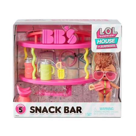 Игровой набор с куклой L.O.L. Surprise! Furniture HOS 5 серия Rip Tide Snack bar, 580249