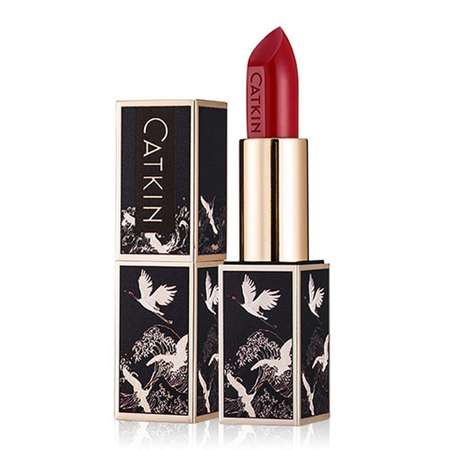 Помада для губ CATKIN Moisturizing lipstick тон cr130 red plum увлажняющая