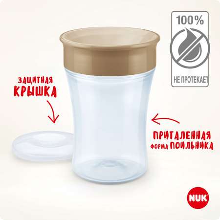 Поильник с насадкой 360 градусов Nuk Evolution Magic Cup