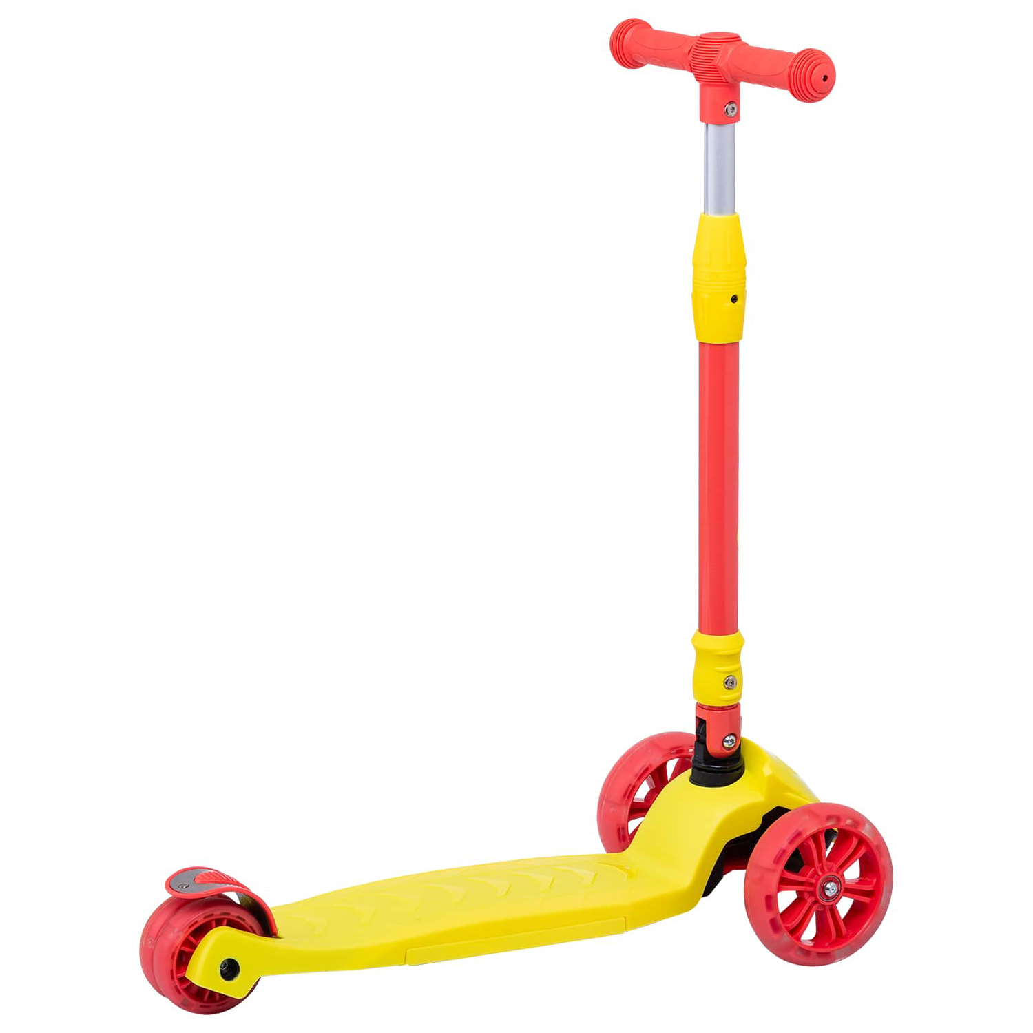 Самокат RIDEX трехколесный 3 wheels scooter Bunny 135/90 yellow/red - фото 2