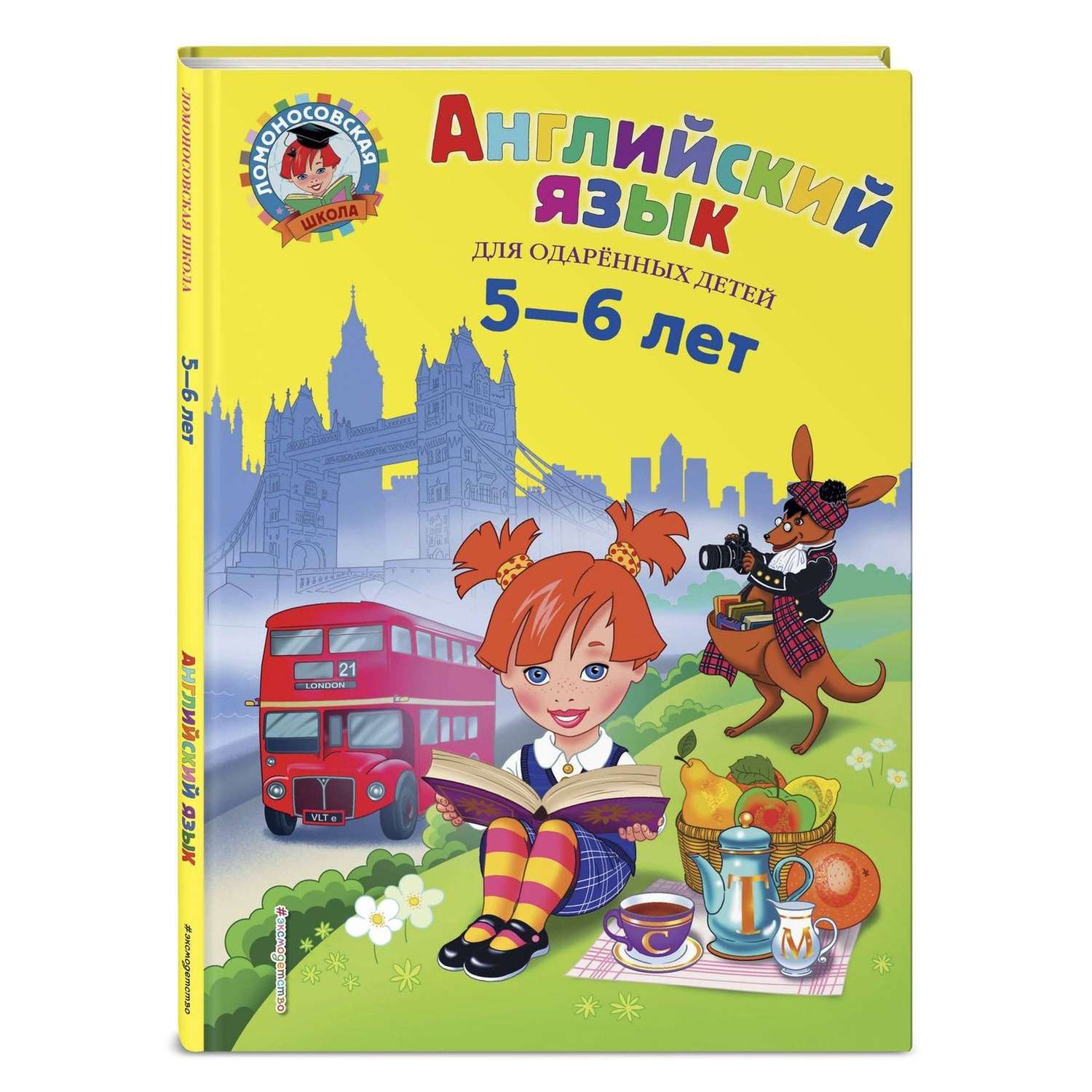 Книга Английский язык для детей 5-6 лет - фото 1
