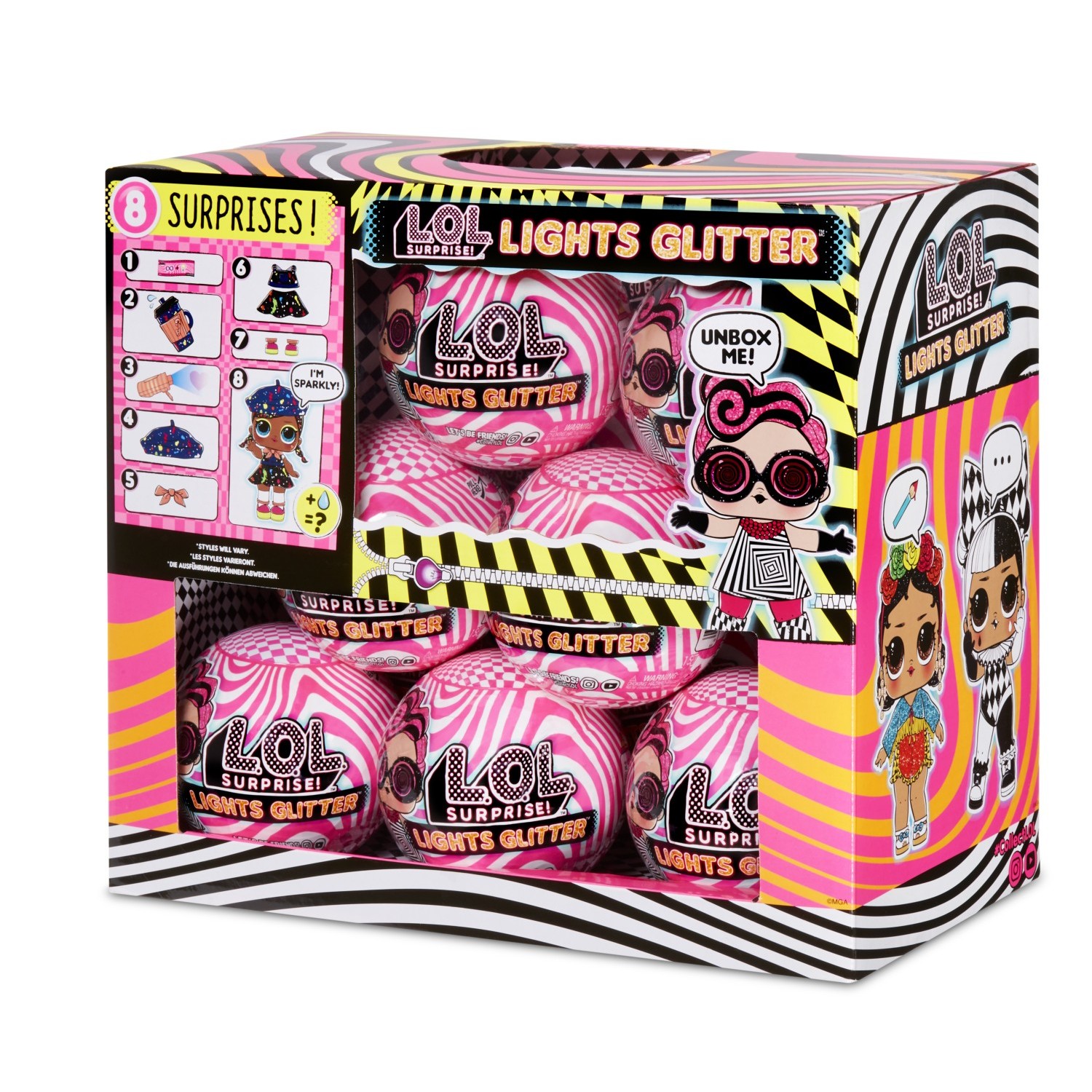 Игрушка в шаре L.O.L. Surprise Lights Glitter 564829E7C 564829E7C - фото 9